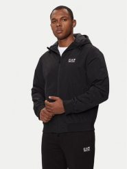 EA7 Emporio Armani Kurtka przejściowa 8NPB21 PNFZZ 1200 Czarny Regular Fit. Czarne kurtki męskie EA7 Emporio Armani, m, bez wzorów, z syntetyku, bez kaptura. Za 661.80 zł.