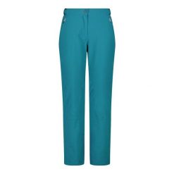 Spodnie damskie narciarskie CMP 3W18596N. Zielone spodnie materiałowe damskie CMP, na zimę, bez wzorów, sportowe. Za 499.99 zł.