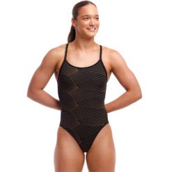 Strój kąpielowy jednoczęściowy FUNKITA Gold Weaver - Diamond Back. Czarne stroje kąpielowe damskie Funkita, bez wzorów. Za 199.00 zł.