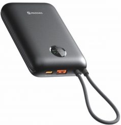 Swissten Voltbox 35W Power Bank 20000 mAh with Built-In Cables USB-C and Lightning. Powerbanki SWISSTEN. Za 186.64 zł.