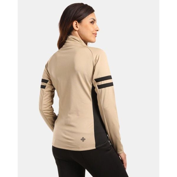 Bluza damska Kilpi Junie. Brązowe bluzy damskie Kilpi, na zimę, m, bez wzorów, eleganckie, bez ramiączek, bez kaptura. Za 215.49 zł.