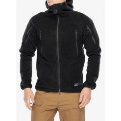 Kurtka polarowa Helikon-Tex Patriot Mk2. Czarne kurtki męskie HELIKON-TEX, bez wzorów, z polaru, sportowe, bez kaptura. Za 366.99 zł.