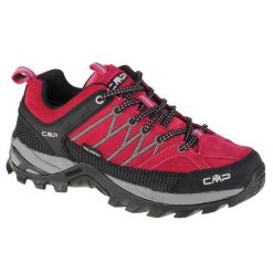 Buty trekkingowe damskie CMP Rigel. Czarne obuwie trekkingowe damskie CMP, z materiału, bez zapięcia. Za 459.40 zł.