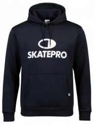 Odzież Bluza sportowa unisex SkatePro Tech Bluza z kapturem - L - Black / White. Czarna bluzy damskie SKATEPRO, na zimę, l, bez wzorów, z materiału, eleganckie, bez ramiączek, z kapturem. Za 205.99 zł.