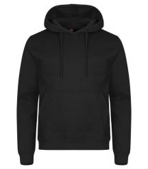 Clique Bluza z kapturem Miami z bawełny i poliestru z recyklingu – Black. Czarne bluzy damskie CLIQUE, m, bez wzorów, z bawełny, bez ramiączek, z kapturem. Za 172.64 zł.