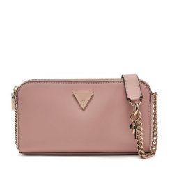 Torebka Guess. Czarne listonoszki damskie Guess, z aplikacjami, bez dodatków. Za 369.99 zł.