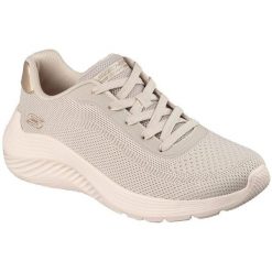 Buty sportowe damskie Skechers Bobs Squad Waves current Look. Brązowe obuwie sportowe damskie Skechers, bez wzorów, bez zapięcia, na fitness i siłownię. Za 390.00 zł.