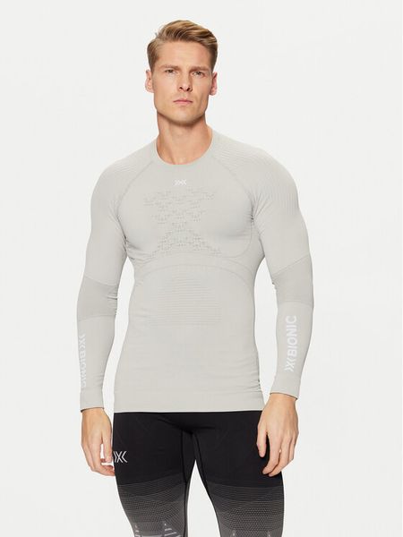 X-Bionic Bielizna termoaktywna górna Energy Accumulator 4.0 Shirt Lg Sl EA-WT06W19M Szary Slim Fit. Szara bielizna sportowa męska X BIONIC, m, bez wzorów, z syntetyku, narciarskie. Za 439.99 zł.