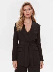 Boss Marynarka Jikela 1 50500794 Czarny Oversize. Czarne marynarki i żakiety damskie Boss, bez wzorów, z syntetyku, bez kołnierzyka, bez ramiączek. Za 1,749.00 zł.
