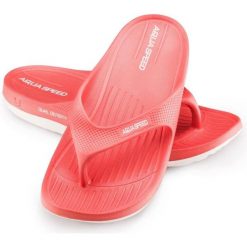 Klapki basenowe japonki Aqua Speed Alcano. Czarne klapki damskie Aqua-Speed, bez wzorów, sportowe, bez obcasa, bez zapięcia. Za 59.90 zł.