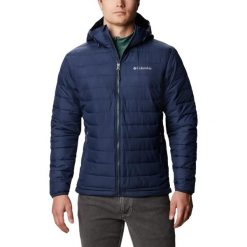 Kurtka turystyczna męska Columbia Powder Lite. Niebieskie kurtki męskie Columbia, m, bez wzorów, sportowe, bez kaptura. Za 532.99 zł.