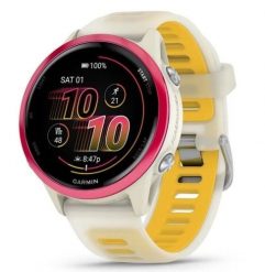 Zegarek Garmin Forerunner 570 42mm Bone/Raspberry Aluminium. Białe zegarki sportowe Garmin, bez wzorów. Za 2,643.99 zł.