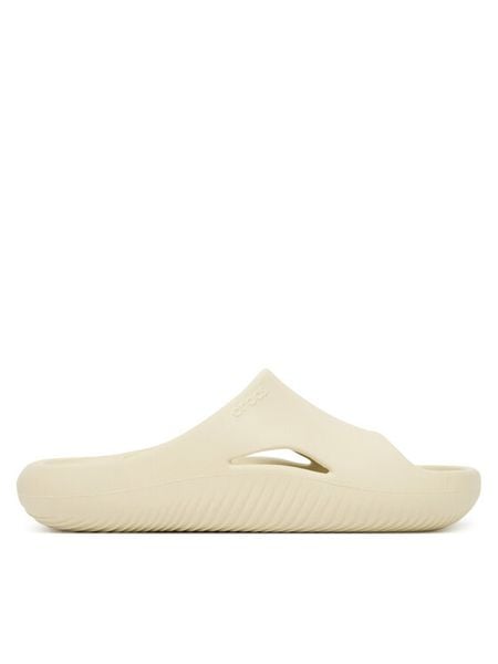 Crocs Klapki Mellow Slide 208392 Beżowy. Brązowe klapki damskie Crocs, bez wzorów, z tworzywa sztucznego, bez obcasa, bez zapięcia. Za 149.99 zł.