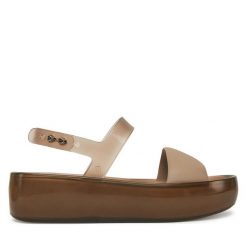 Sandały Melissa. Sandały damskie Melissa, bez wzorów, bez obcasa, na płaskiej podeszwie, bez zapięcia. Za 399.99 zł.