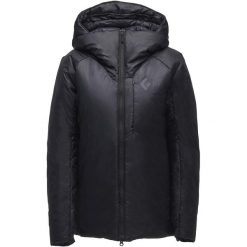 Parka dla kobiet Black Diamond Belay. Czarne parki damskie Black Diamond, na zimę, bez wzorów, bez kaptura. Za 1,362.50 zł.