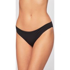 Emporio Armani - Figi kąpielowe. Czarne bikini Emporio Armani, bez wzorów, z elastanu. W wyprzedaży za 149.90 zł.