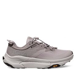 Buty do biegania Hoka. Szare obuwie sportowe damskie HOKA, bez wzorów, z gore-texu, bez zapięcia, do biegania, gore-tex. Za 719.99 zł.