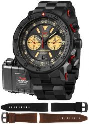 Zegarek męski Vostok Europe 6S21-620C629B czarny. Czarne zegarki męskie Vostok Europe, bez wzorów. Za 7,503.98 zł.