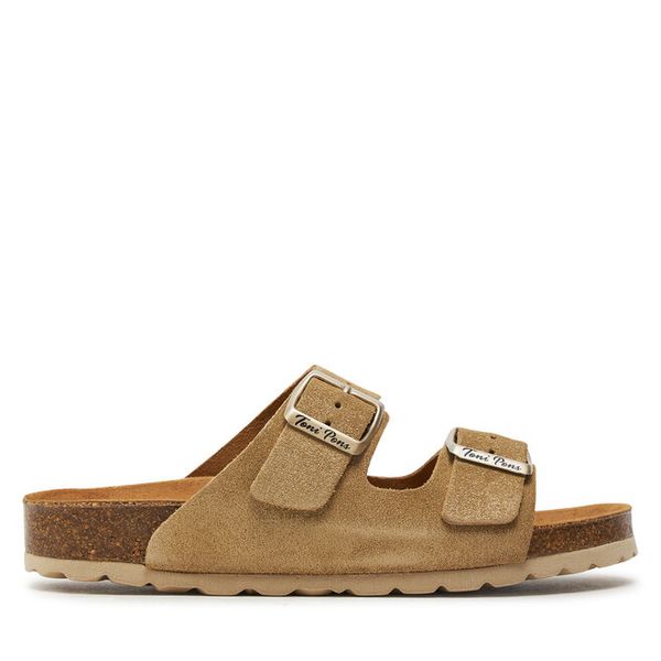 Klapki Toni Pons. Żółte klapki damskie TONI PONS, bez wzorów, bez obcasa, bez zapięcia. Za 149.99 zł.