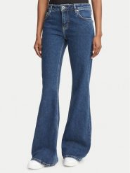 HUGO Jeansy Gelissa_4_B 50569843 Granatowy Flare Fit. Niebieskie jeansy damskie Hugo, bez wzorów, z bawełny. Za 449.99 zł.
