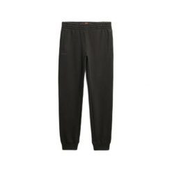Spodnie dresowe z logo Superdry Essential. Zielone spodnie sportowe męskie Superdry, m, bez wzorów, z dresówki. Za 349.55 zł.