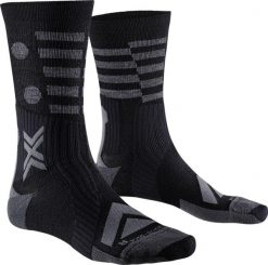 Skarpety X-Socks Gravel Perform Merino Crew. Czarne skarpetki damskie X-Socks, bez wzorów, z wełny. Za 176.00 zł.