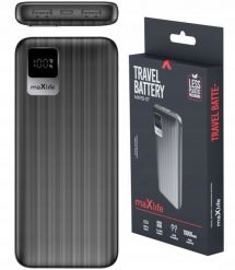 Maxlife power bank MXPB-07 10000 mAh czarny. Czarne powerbanki IMPORT. Za 48.81 zł.