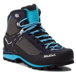 Trekkingi Salewa. Czarne obuwie trekkingowe damskie Salewa, z gore-texu, bez zapięcia. Za 1,099.00 zł.