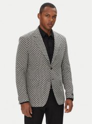 KARL LAGERFELD Marynarka 155106 553115 Szary Regular Fit. Szare marynarki męskie KARL LAGERFELD, m, bez wzorów, z wiskozy, bez kołnierzyka, bez ramiączek. Za 2,029.00 zł.