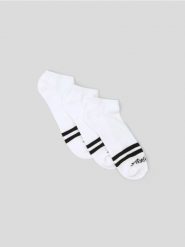 Skarpetki frotte 3 pack - biały. Białe skarpety męskie Sinsay, bez wzorów. Za 12.99 zł.
