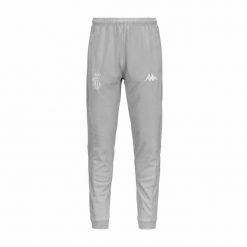 Spodnie treningowe AS Monaco Arufinzip Pro 7 2023/24. Szare spodnie sportowe męskie Kappa, l, bez wzorów, z materiału, do piłki nożnej. W wyprzedaży za 220.10 zł.