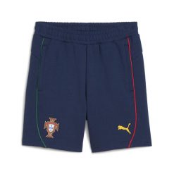 Młodzieżowe szorty Portugalia Casuals PUMA Persian Blue Sunny Yellow. Niebieskia szorty damskie Puma, bez wzorów, młodzieżowe. Za 199.00 zł.