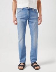 WRANGLER 11MWZ MĘSKIE SPODNIE JEANSOWE JEANSY DŻINSY SHERIFF BLUE 112350812 W1MZ013842. Niebieskie jeansy męskie Wrangler, z jeansu. Za 229.99 zł.