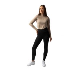 Damskie legginsy jeździeckie z pełną przyczepnością Horze Anya. Zielone legginsy damskie HORZE, bez wzorów, z elastanu. Za 237.00 zł.