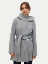 Vero Moda Płaszcz przejściowy Popliva 10310779 Szary Regular Fit. Szare płaszcze damskie Vero Moda, s, bez wzorów, z syntetyku, bez kołnierzyka, bez kaptura. Za 379.99 zł.