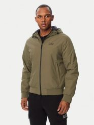 EA7 Emporio Armani Kurtka przejściowa 8NPB21 PNFZZ U7014 Khaki Regular Fit. Brązowe kurtki męskie EA7 Emporio Armani, l, bez wzorów, z syntetyku, bez kaptura. Za 934.99 zł.