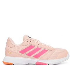 Buty do biegania adidas. Brązowe obuwie sportowe damskie Adidas, bez wzorów, bez zapięcia, do biegania. Za 299.99 zł.