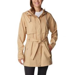 Płaszcz przeciwdeszczowy damski Columbia Pardon My Trench II Rain. Brązowe płaszcze damskie Columbia, s, bez wzorów, z poliesteru, bez kołnierzyka, bez kaptura. Za 488.00 zł.