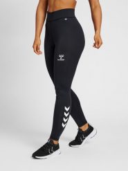 Legginsy damskie Hummel Sport hmlCORE XK. Czarne legginsy damskie Hummel, bez wzorów, z dżerseju. Za 136.00 zł.