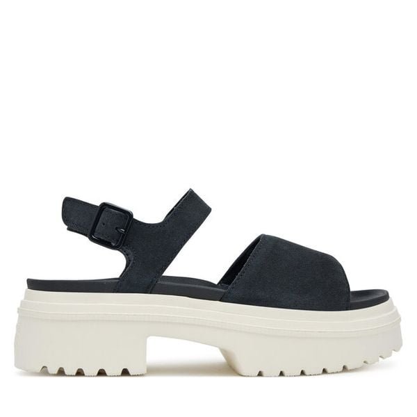 Sandały Converse. Czarne sandały damskie Converse, bez wzorów, bez obcasa, na płaskiej podeszwie, bez zapięcia. Za 279.99 zł.