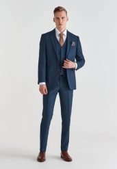 PAKO LORENTE – Spodnie męskie garniturowe P21WF-6G-069-G. Eleganckie spodnie męskie Pako Lorente, m, bez wzorów, z elastanu, eleganckie. Za 99.99 zł.