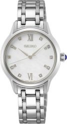Zegarek Seiko Zegarek damski Seiko SRZ537P1 srebrny. Szare zegarki damskie Seiko, srebrne. Za 2,369.00 zł.