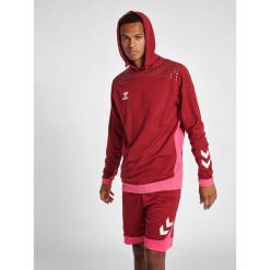 Bluza z kapturem Hummel hmlLEAD poly. Brązowe bluzy męskie Hummel, xl, bez wzorów, sportowe, bez ramiączek, z kapturem. W wyprzedaży za 230.60 zł.