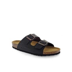 Klapki męskie LUMBERJACK FLINT. Czarne klapki męskie Lumberjack, bez wzorów, bez zapięcia. Za 169.99 zł.