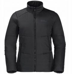 Kurtka męska Jack Wolfskin Bergland INS Hoody W 1207231-6000 Czarne XXL. Czarne kurtki męskie Jack Wolfskin, m, bez wzorów, bez kaptura. Za 365.70 zł.