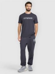 4F Spodnie dresowe joggery męskie - szare XS. Szare spodnie sportowe męskie 4F, m, bez wzorów, z dresówki. Za 199.99 zł.