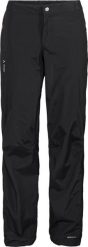 Vaude Spodnie przeciwdeszczowe damskie Vaude Yaras Rain Zip III - czarne 34. Czarne spodnie dresowe damskie Vaude, bez wzorów, sportowe. Za 228.85 zł.