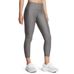 Damskie legginsy z wysokim stanem Under Armour HeatGear. Szare legginsy damskie Under Armour, bez wzorów, z materiału. Za 275.00 zł.