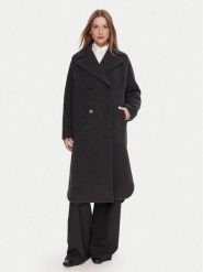 Marc O'Polo Płaszcz wełniany 508 0302 71151 Szary Relaxed Fit. Szare płaszcze damskie Marc O'Polo, na zimę, bez wzorów, z wełny, bez kołnierzyka, bez kaptura. Za 1,289.00 zł.