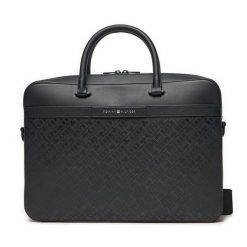 Torba na laptopa Tommy Hilfiger. Czarne torby na laptopa damskie Tommy Hilfiger, bez wzorów. Za 459.99 zł.